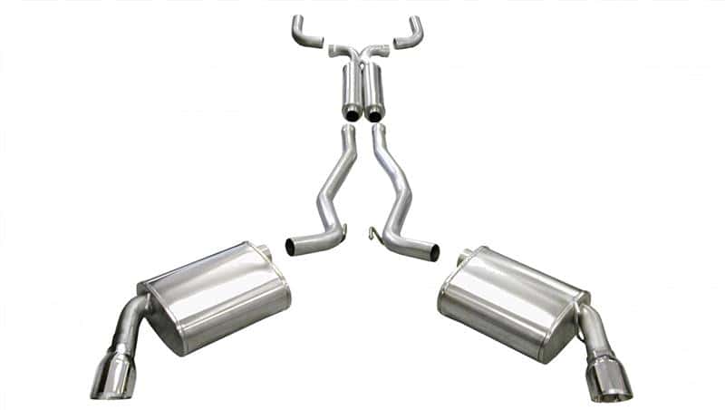 CORSA Performance — Corsa 2010-2015 Chevrolet Camaro Convertible RS 3.6L V6 Polished Sport Cat-Back + XO Exhaust
Exhaust - view 2