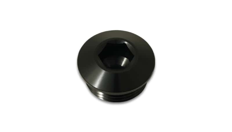 Vibrant — Vibrant Aluminum -10AN ORB Slimline Port Plug w/O-Ring - Anodized Black
-10ANORBSlimPortPlug
O-Ring Boss Plug - view 1