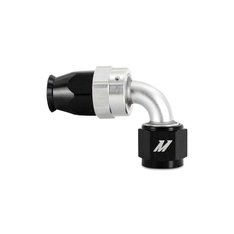 Mishimoto — Mishimoto Aluminum PTFE -4AN 90 Degree Fitting Black
Braided Line Fitting - view 1