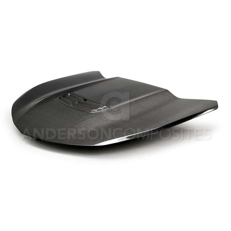 Anderson Composites — Anderson Composites 16-19 Chevrolet Camaro Carbon Fiber Type-OE Style Hood - view 3