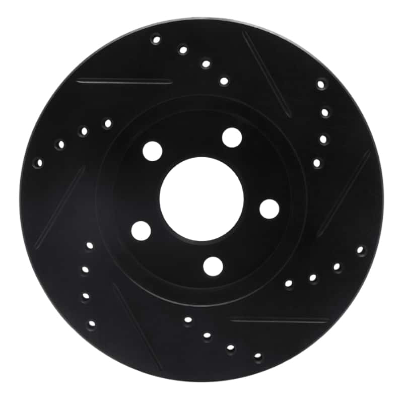 R1 Concepts — R1 00-05 Chrysler Neon Front Left Drilled & Slotted Black Brake Rotor
R1 Brake Rotor Drill - view 5