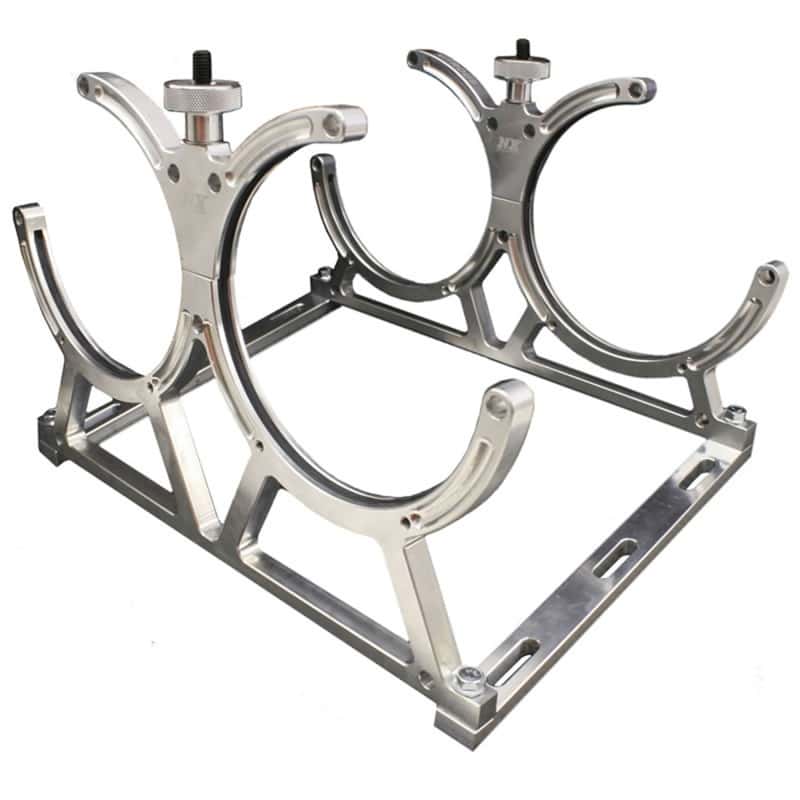 Nitrous Express — Nitrous Express Billet Bracket for Dual 10 Or 15lb N2O Bottle Incl Floor Mounts
Bottle Bracket
N2OBottleBrkt - view 3