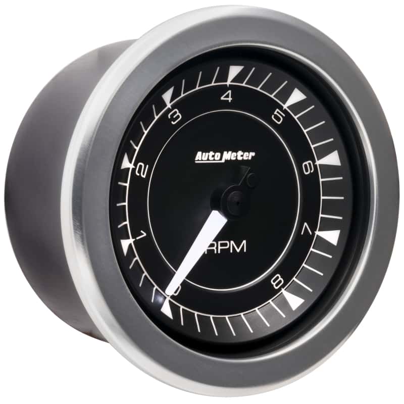 AutoMeter — Autometer Chrono 3-3/8in 10k RPM In Dash Tachometer Gauge
3.4" TACH 8K RPM CHR - view 12