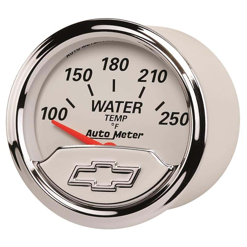 AutoMeter — Autometer Chevy Vintage 2in 100-250 Deg F Short Sweep Electronic Water Temp Gauge
GA 2" WTEMP ELEC CV - view 2
