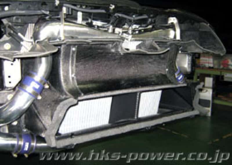 HKS — HKS 09 Nissan GTR R35 2 Core FMIC includes Carbon Air Duct and Full Piping Kits - view 1
