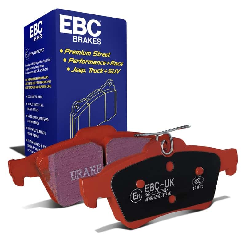 EBC — EBC 08-10 Chevrolet Cobalt 2.0 Turbo (SS) Redstuff Rear Brake Pads
Disc Brake Pad - view 1