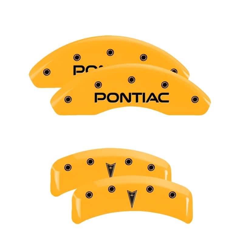 MGP — MGP 4 Caliper Covers Engraved Front Pontiac Rear Arrow Yellow Finish Blk Char 1997 Pontiac Firebird
Caliper Covers - view 1