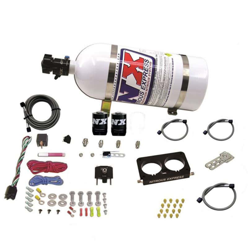 Nitrous Express — Nitrous Express 96-04 Ford Mustang Cobra 4 Valve (Stock TB) Nitrous Kit (50-300HP) w/10lb Bottle
Injection System Kit
N2OSys - view 3