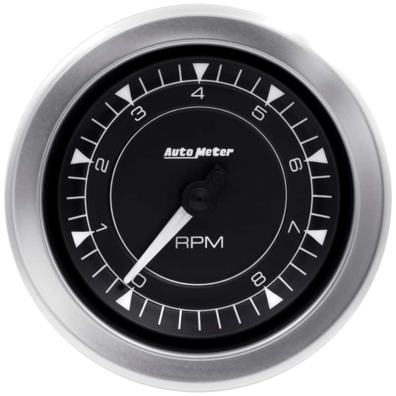 AutoMeter — Autometer Chrono 3-3/8in 10k RPM In Dash Tachometer Gauge
3.4" TACH 8K RPM CHR - view 1