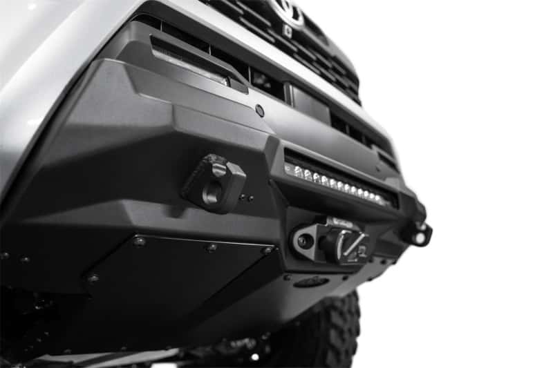 Addictive Desert Designs — Addictive Desert Designs 2024 Toyota Tacoma Stealth Center Mount Winch Front Bumper
Bumper- Front - view 4