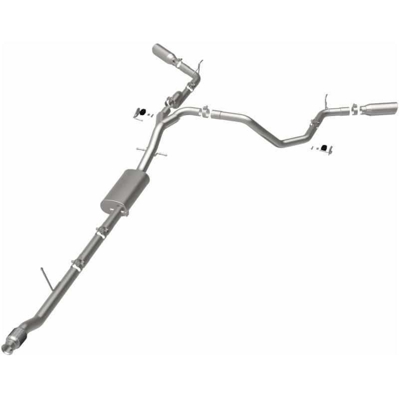 Magnaflow — MagnaFlow 2019 Chevy Silverado 1500 V8 5.3L Street Series Dual Split Exit Exhaust w/ Polished Tips
Cat-Back - view 4