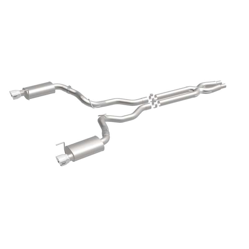 Magnaflow — MagnaFlow Cat Back, SS, 3in, Street, Dual Split Polished 4.5in Tips 2015 Ford Mustang GT V8 5.0L
Cat-Back - view 5