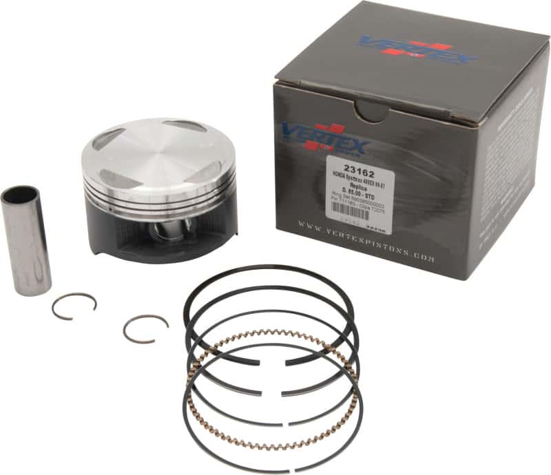 Vertex Pistons — Vertex Pistons 99-08 TRX 400 EX/09-14 TRX 400 X/96-04 XR 400 R Cast Replica Piston Kit - view 2