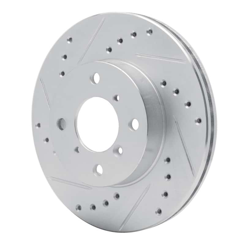 R1 Concepts — R1 99-07 Suzuki Aerio Front Left Drilled & Slotted Silver Brake Rotor
R1 Brake Rotor Drill - view 2