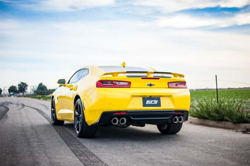 Borla — Borla 2016 Chevy Camaro 6.2L AT/MT S-Type Rear Section Exhaust w/o Dual Mode Valves
Axle-Back System - view 6