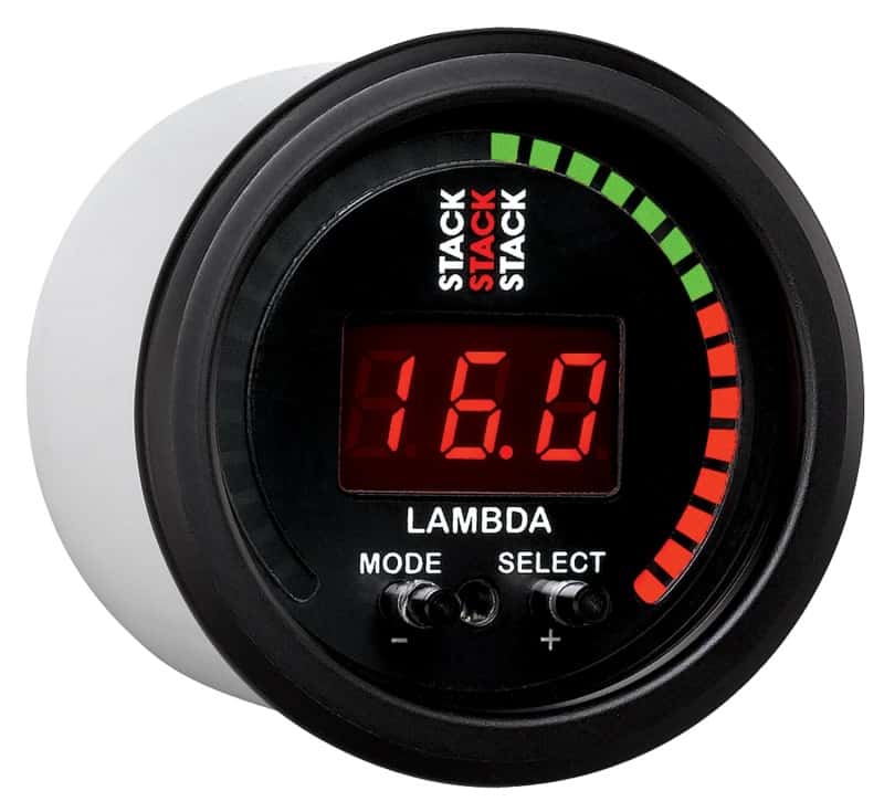 AutoMeter — Autometer Stack Instruments 52mm Wideband Air-Fuel Ratio (LAMBDA) Gauge - Black
Ga PC LAMBDA BLK - view 3