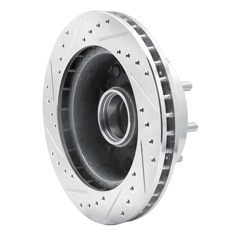 R1 Concepts — R1 92-94 Ford E-250 Econoline Front Right Drilled & Slotted Silver Brake Rotor
R1 Brake Rotor Drill - view 4