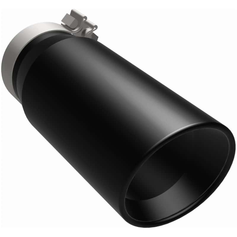 Magnaflow — MagnaFlow Tip Stainless Black Coated Single Double Round Single Outlet 5in Dia 4in Inlet 13in L
Stainless Steel
Exhaust Tip - view 27