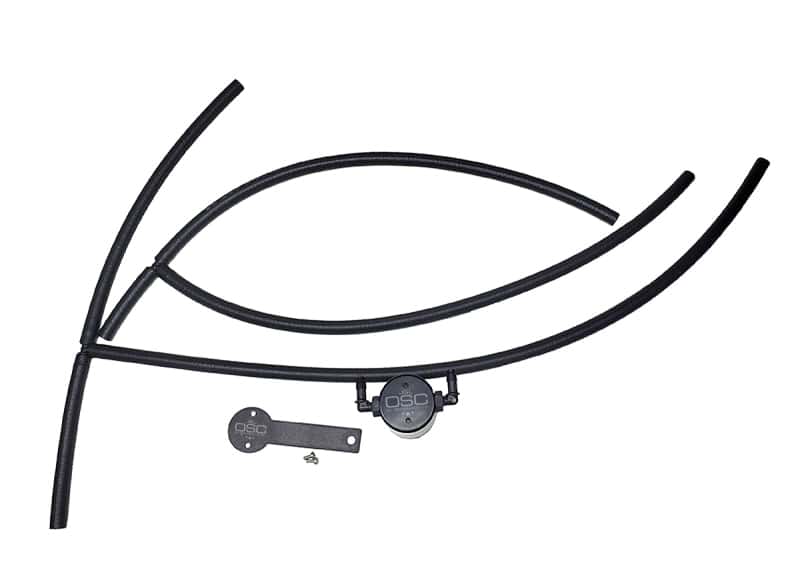 J&L — J&L 16-24 Nissan Titan 5.6L Passenger Side Oil Separator 3.0 - Black Anodized
Oil Separator - view 1