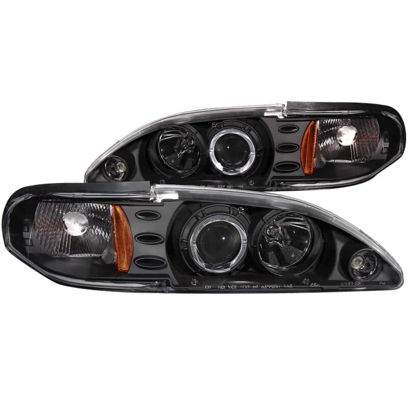 ANZO — ANZO 1994-1998 Ford Mustang Projector Headlights w/ Halo Black 1pc
Head Light Set
HdLtSet - view 2