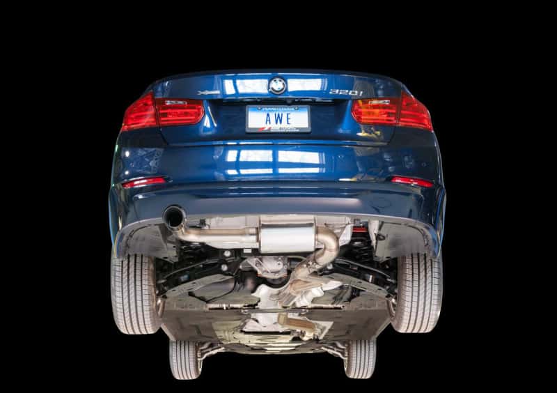 AWE Tuning — AWE Tuning BMW F30 320i Touring Exhaust w/Performance Mid Pipe - Diamond Black Tip (90mm)
Touring Exhaust - view 4