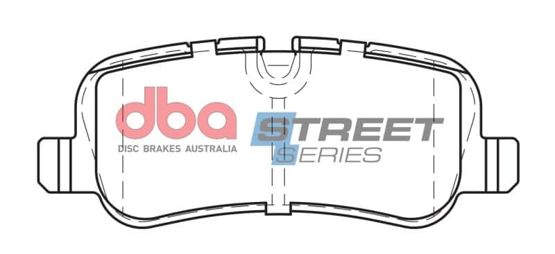 DBA — DBA 06-13 Land Rover Range Rover Sport HSE V6 Rear Street Series Brake Pads
Brake Pad - view 2
