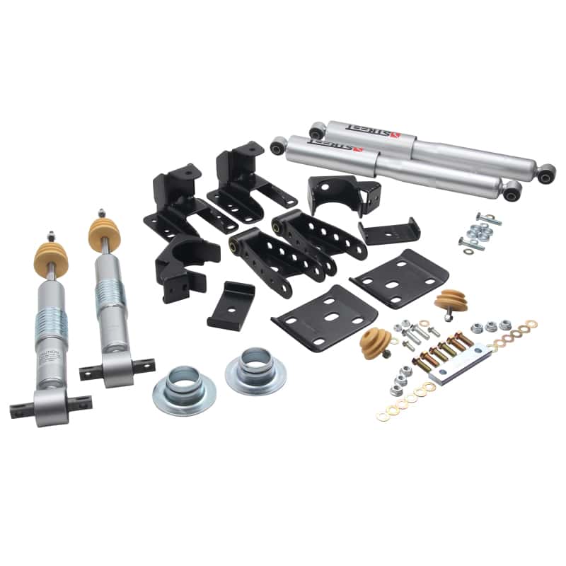 Belltech — Belltech LOWERING KIT 14-17 Chevy Silverado/Sierra 1in to -2in Front/4in Rear w/ Street Perf Shocks
LOWERING KIT - view 7