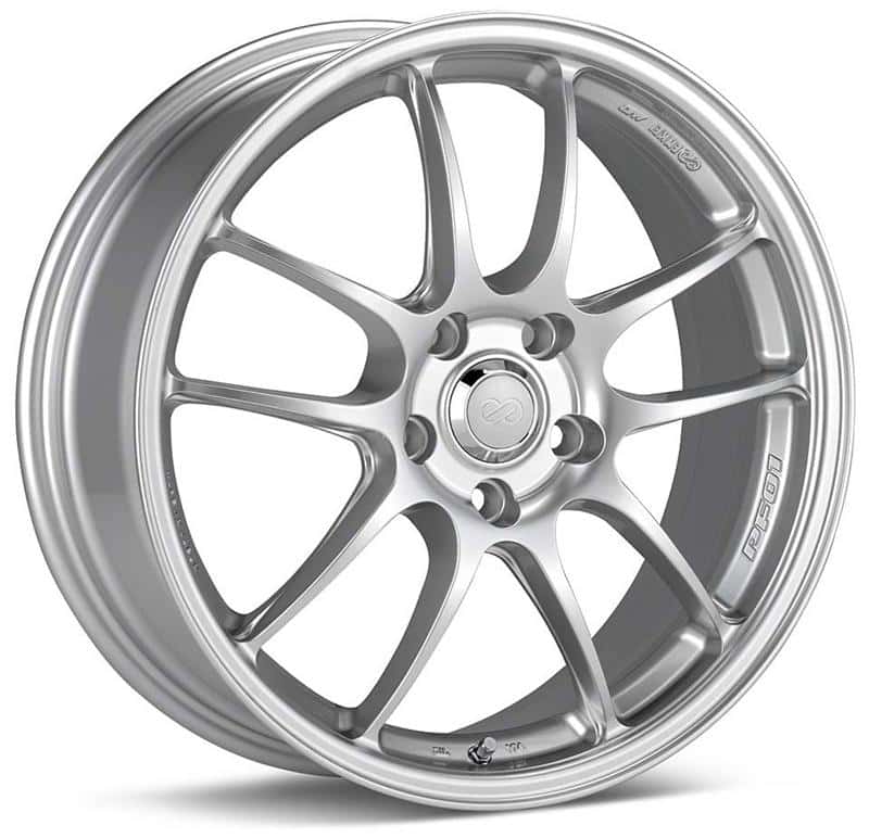 Enkei — Enkei PF01 18x8.5 5x114.3 35mm Offset 75mm Bore Dia Silver Wheel - view 2