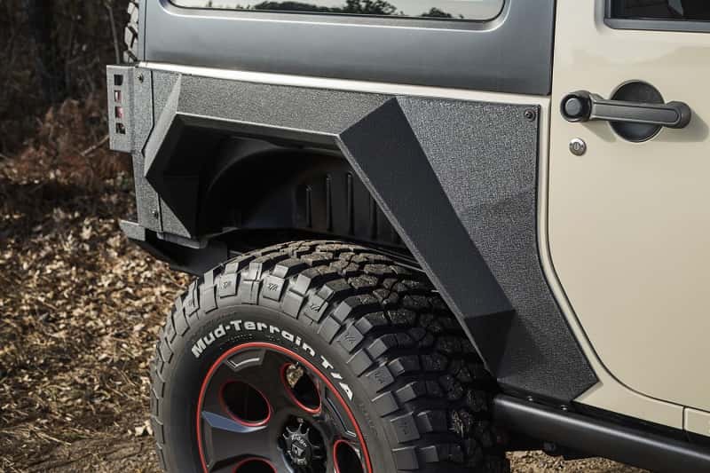 Rugged Ridge — Rugged Ridge XHD Rear Armor Fenders Pair 2 Dr 07-18 Jeep Wrangler JK
OFFROAD_ARMOR
Fender - view 5
