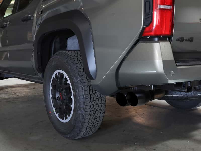 aFe — aFe 2024 Toyota Tacoma L4 2.4L Vulcan Series 2.5-3in 304 SS Steel Cat-Back Exhaust w/Black Tips
Cat-Back Exhaust - view 4