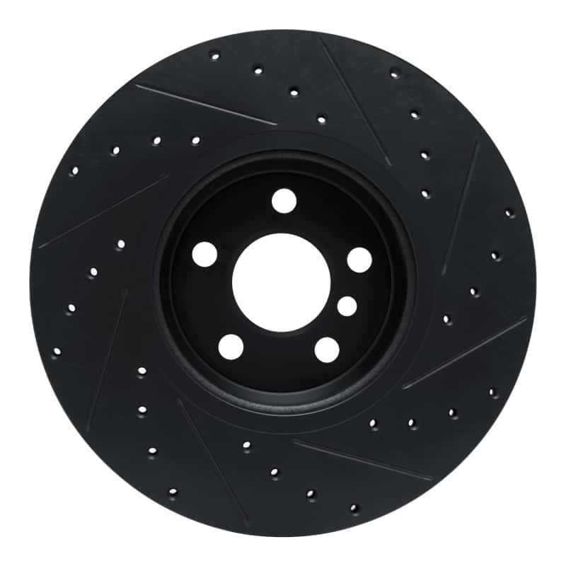 R1 Concepts — R1 18-25 BMW 430I xDrive Gran Coupe Front Left Drilled & Slotted Black Brake Rotor
R1 Brake Rotor Drill - view 5