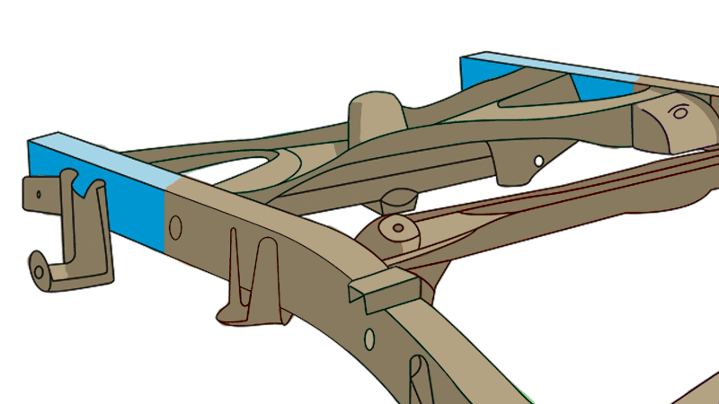 RustBuster — Rust Buster 2000-2006 Toyota Tundra Rear Frame Rail - Right - view 5