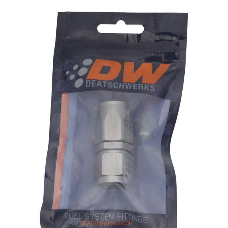 DeatschWerks — DeatschWerks 8AN Female Swivel Straight Hose End CPE - view 2