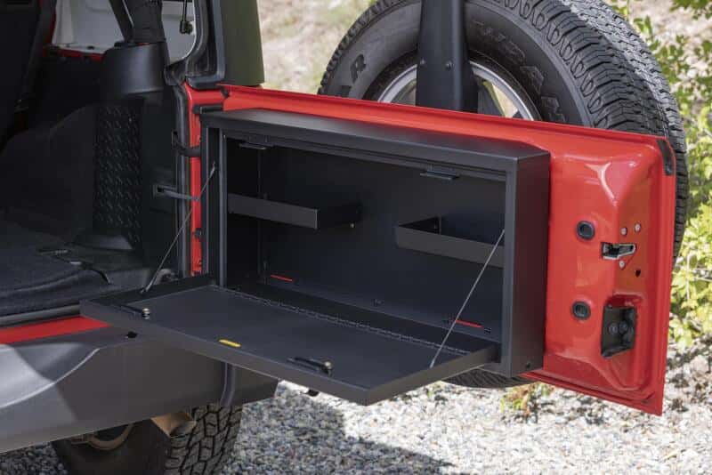 Tuffy Products — Tuffy Jeep Wrangler Tailgate Lockbox W/Keyed Lock
Tailgate Lockbox - view 5