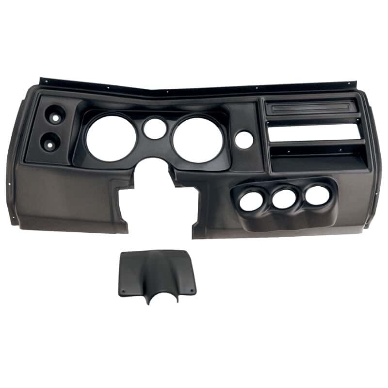 AutoMeter — Autometer 1968 Chevrolet Chevelle No Vent Direct Fit Gauge Panel 5in x2 / 2-1/16in x4 - view 1