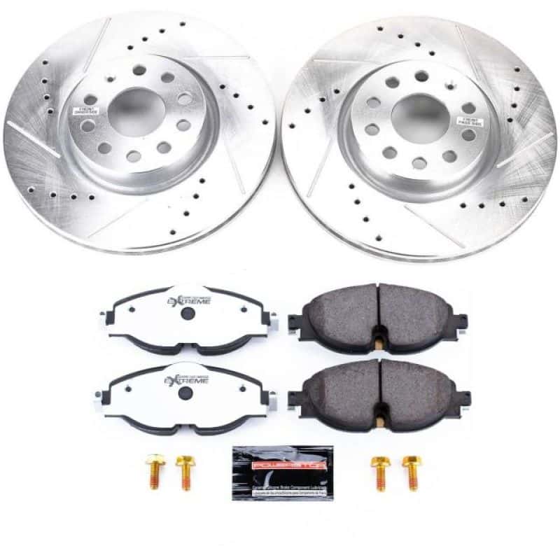 PowerStop — Power Stop 15-18 Audi A3 Front Z26 Street Warrior Brake Kit - view 1