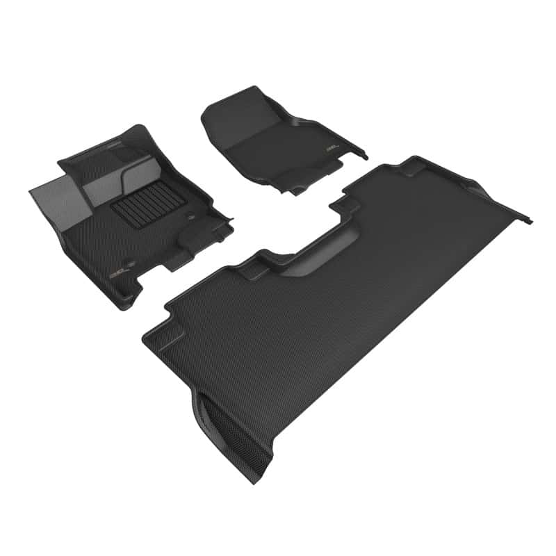 3D MAXpider — 3D MAXpider 23-24 Ford F-150 Kagu Black R1 R2
Floor Mat Set - view 1