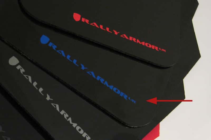 Rally Armor — Rally Armor 02-07 Subaru WRX/STI/RS/2.5i (Wagons Req. Mod.) Black UR Mud Flap w/Blue Logo
Mud Flap - view 2