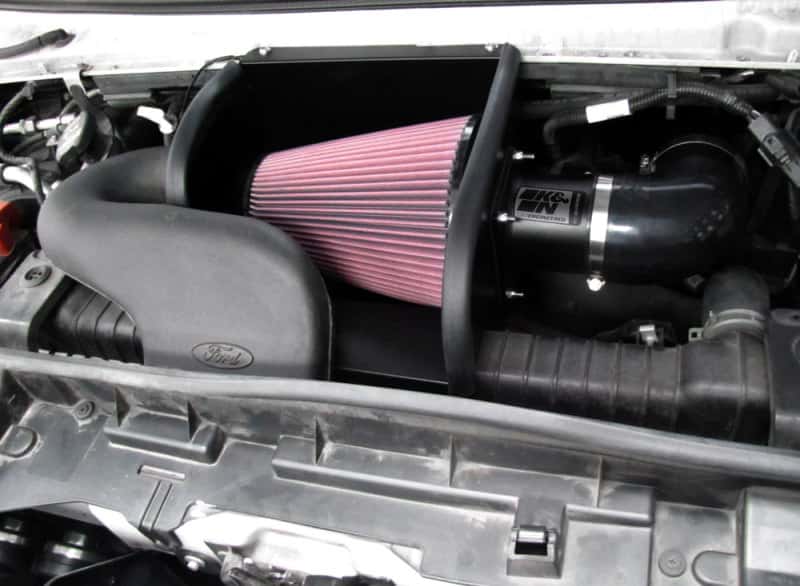 K&N Engineering — K&N 97-08 Ford E350/#450 Econoline V10-6.8L Black High Flow Performance Kit
Performance Air Inta
Air Intake System - view 5
