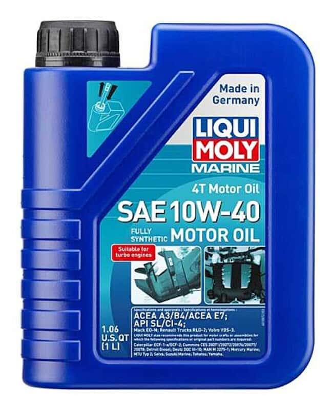 LIQUI MOLY — LIQUI MOLY 1L Marine 4T Motor Oil SAE 10W40 - view 2