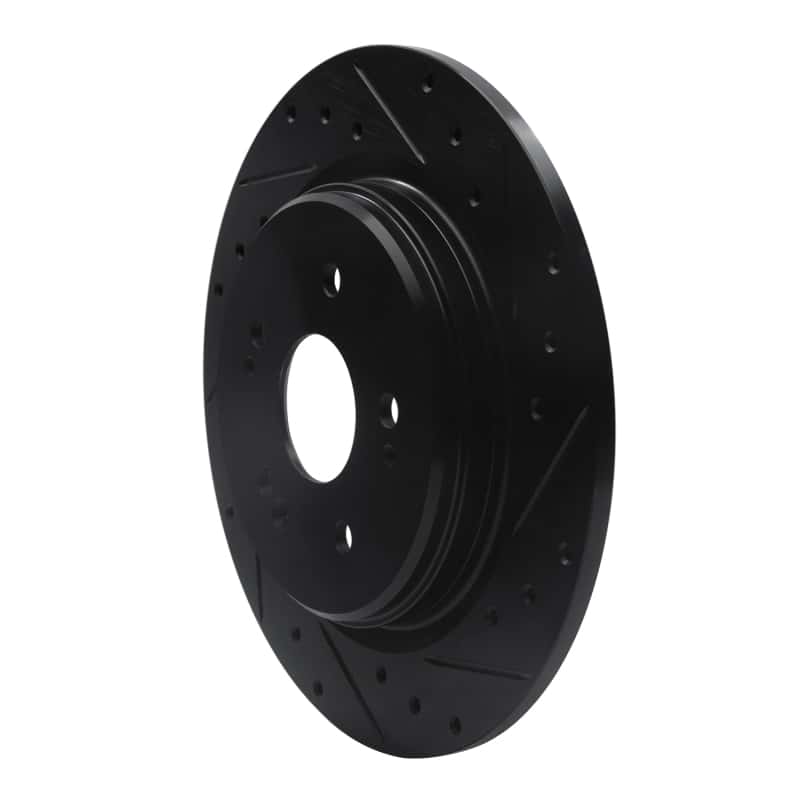 R1 Concepts — R1 15-25 Acura TLX Rear Right Drilled & Slotted Black Brake Rotor
R1 Brake Rotor Drill - view 2