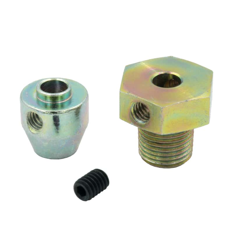 AutoMeter — Autometer Thermocouple Fitting Kit 1/8in NPT Male w/ Set Screw and Band Clamp
LED EGT FIT 1/8 NPT - view 2