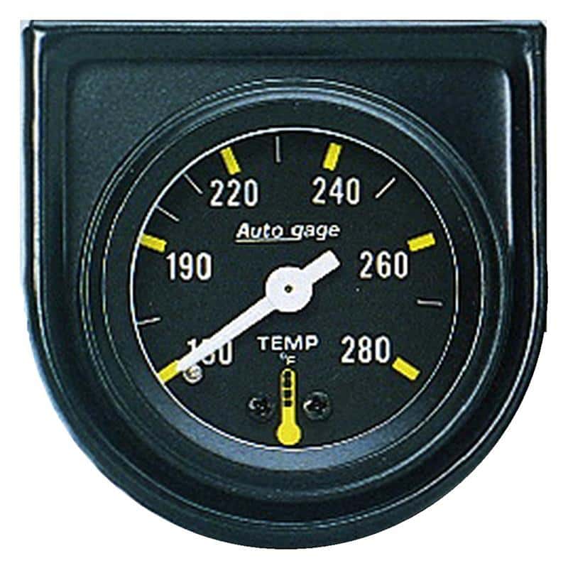AutoMeter — Autometer AutoGage 1 1/2in Mechanical 280 Deg Water Temp Gauge - Black
1.5" WTEMP 280F M AG - view 2
