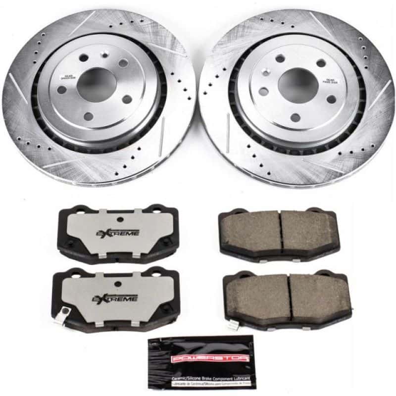 PowerStop — Power Stop 16-18 Cadillac ATS Rear Z26 Street Warrior Brake Kit - view 1