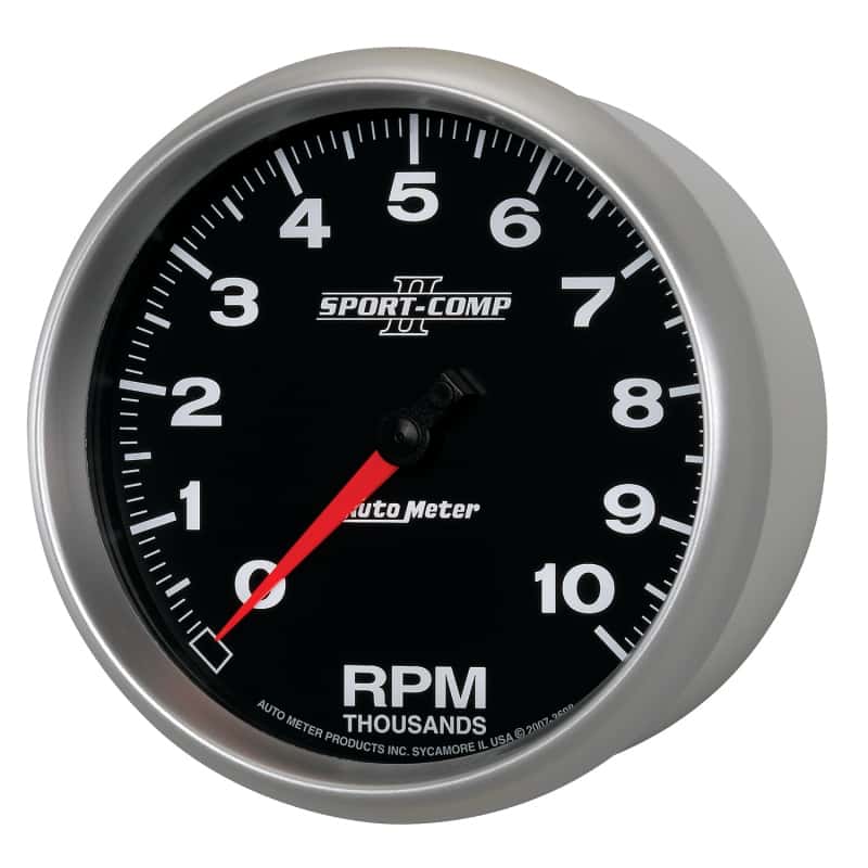 AutoMeter — Autometer Sport-Comp II 5 inch 0-10000 RPM In Dash Tachometer
5" TACH, 10,000 RPM, - view 8
