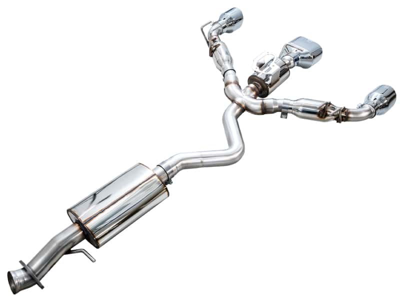AWE Tuning — AWE 23-24 Toyota GR Corolla Touring Edition Catback Exhaust - Chrome Silver Tips
Touring Catback - view 4