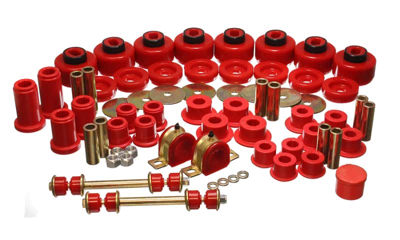 Energy Suspension — Energy Suspension 01-06 Chevy Silverado 4WD Red Hyper-flex Master Bushing Set
Master Bushing Kit - view 4
