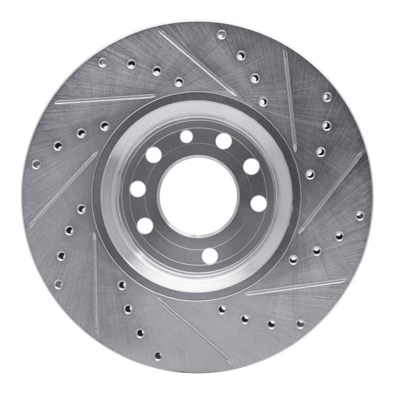 R1 Concepts — R1 99-10 Chevrolet ASTRA (Mexico) Front Left Drilled & Slotted Silver Brake Rotor
R1 Brake Rotor Drill - view 5
