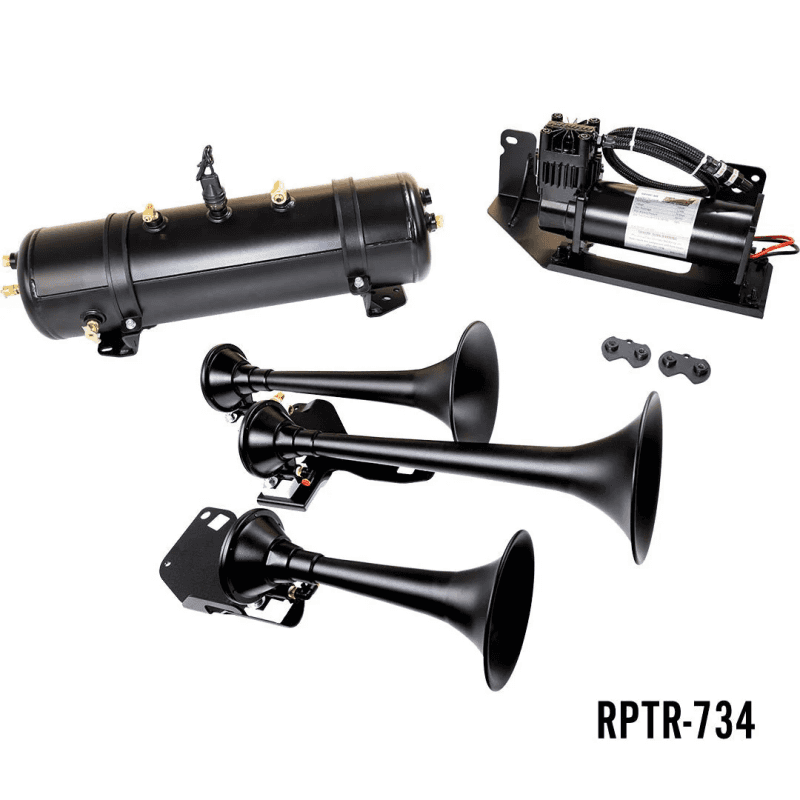 Kleinn Air Horns — Kleinn 17-20 Ford Raptor Onboard Air System w/ Model 730 Horns
Train Horn Kit - view 4