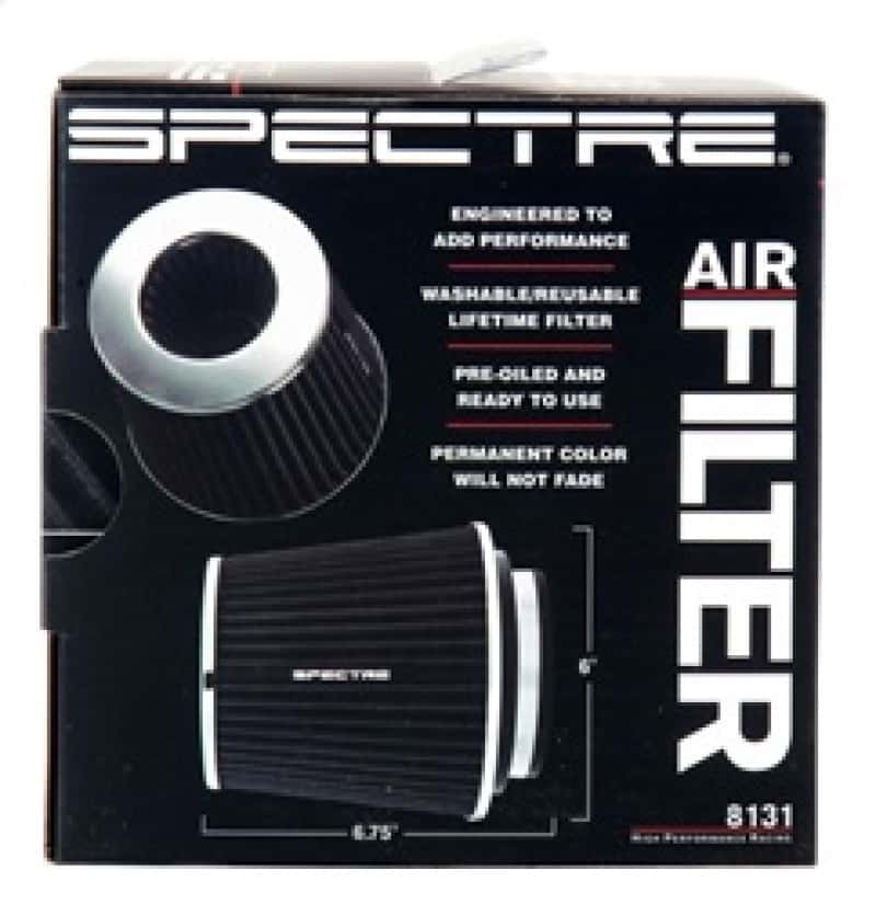 Spectre — Spectre Adjustable Conical Air Filter 5-1/2in. Tall (Fits 3in. / 3-1/2in. / 4in. Tubes) - Black
Spectre Conical Filt
Conical Filter - view 10